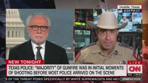 Texas law enforcement official defends officers not going into the school earlier, "containing that gunman inside that classroom so that he was not able to go to any other portions of the school to commit any other killings"