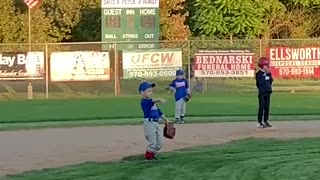 Kid dances his way from T-Ball to Coach Pitch