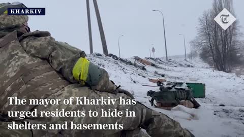 Ukrainian soldiers on front line come under attack | Kharkiv dispatch