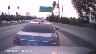 Erratic Driver Performs Brake Check