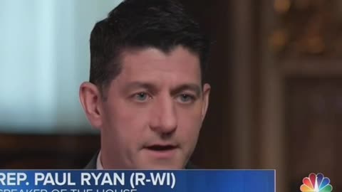 ‘I Just Don’t See It Like That’ — Paul Ryan Smacks Down Chuck Todd