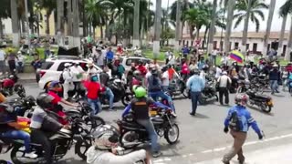 Centro: protestas de motocilistas en Bucaramanga