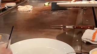 Tra Bolo eatin Benihana