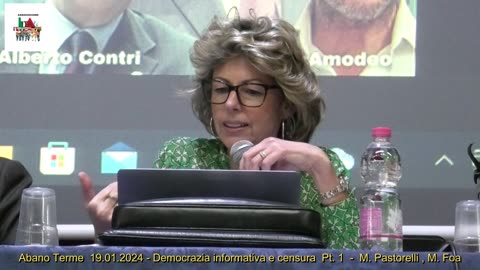 Abano Terme 19.01.2024 Democrazia informativa e censura Pt. 1 - Associazione ITA.li