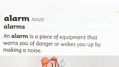 'Alarm' | Alarmingly Funny Word of the Day from "Collins First School Dictionary"