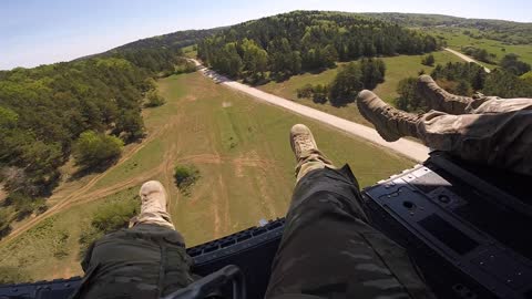 Chinook GoPro footage from Germany