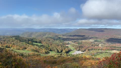 Beautiful Fall Colors on the Bald Knob Trail (Davis, West Virginia)