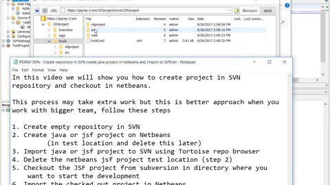 IPGraySpace: Create repository in SVN code check in and check out using Tortoise SVN