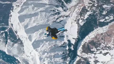 The Skydiving & Skiing Combo You've Gotta See