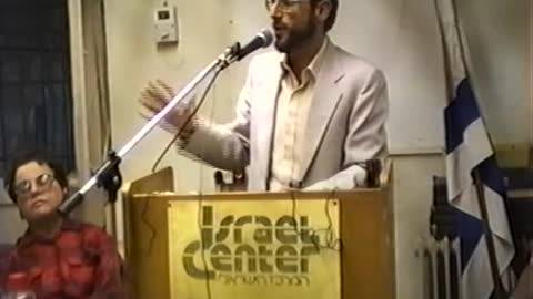 RARE- -My Brother Rav Meir- By Rav Nachman Kahane at the OU Center