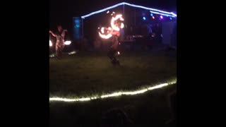 Fire dancing Hawaii style