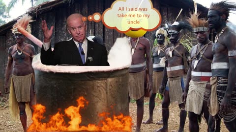 Cannibals have Joe Biden over for lunch