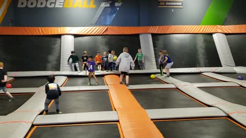 Beckett's Birthday Party at Dublin Rock-in Jump 2021- Dodge Ball 2