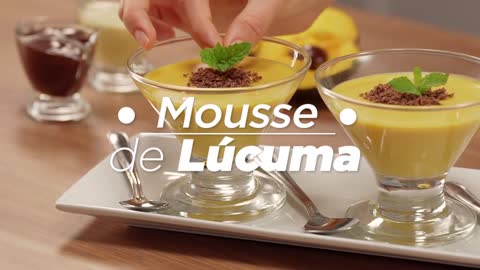 Postres - mousse de lúcuma