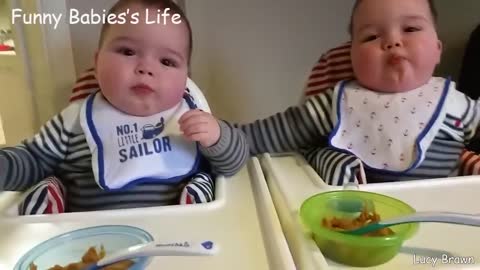 😄The FUNNIEST and CUTEST video you'll see today! TWIN BABIES Adorable Moments😘2021