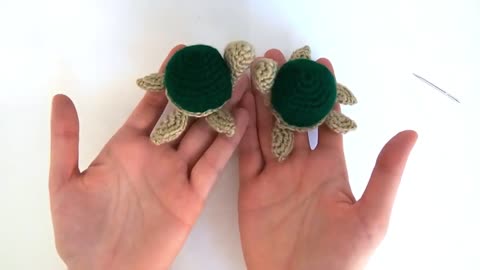 How to Crochet Animals for Beginners/Easy Animal Crochet Tutorial/Crochet Turtle