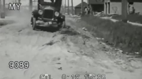 Off-road testing for the Ford Model T from the 1920s