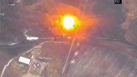 Russian Forces strike by Krasnopol high-precision projectile on Ukraine Forces