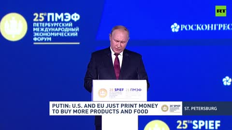 Putin gives key address at SPIEF 2022 plenary session | FULL SPEECH