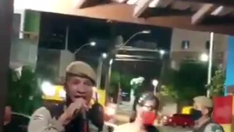 Someone in Brazil called the police