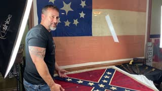 Antique Civil War Flag