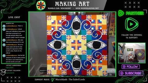 Live Painting - Making Art 2-22-24 - Always be Arting