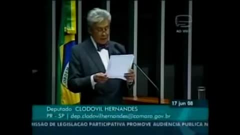 Clodovil Hernandez (Deputado) e Bolsonaro em 2012 - HomoFóbico ? (Everthon Garcia) 2022,8,29