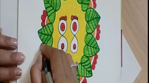 Lakshmi Footsteps Using Number 88 | How To Make Lakshmi Footsteps | Diwali Laxmi Puja Easy Drawing