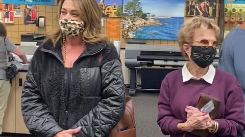 Boycott Carmel UPS - humiliates those who can’t wear a mask!