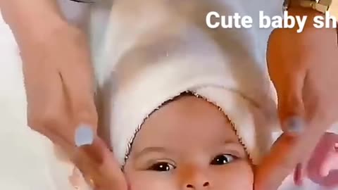Baby Having Facial 🔥❤️❤️ | Baby Short Reel | So Adorable | Watch & Enjoy