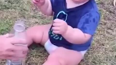 Funny Baby Videos playing # Short