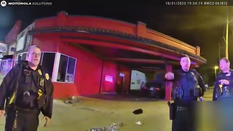 POLICE Body Cam Video Of Arrest Of Teens On Halloween