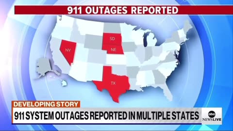 911 system outages reported in multiple states