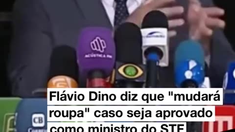 Flávio Dino diz que "mudará roupa" caso seja aprovado como ministro do STF: 'Não tem lado político'
