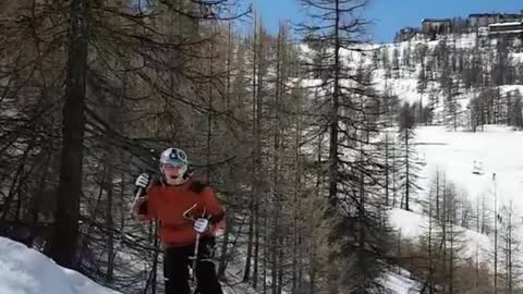 Scottish Dad Commentates On Ski Run. Hilarious!