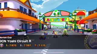 Mario Kart Tour - Nintendo GameCube Yoshi Circuit R Gameplay