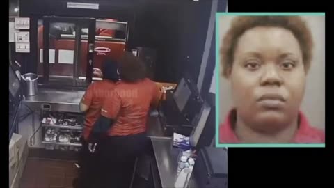 Overweight black chicks fires gun at family at jack in the box over missing curly fries