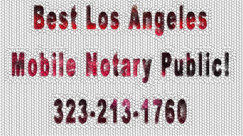 Pasadena Mobile Notary Public