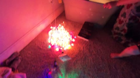 Kid's First Time Seeing Christmas Lights Excitement!