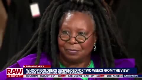 Whoopi Goldberg suspended from " The View" over holocaust remarks.