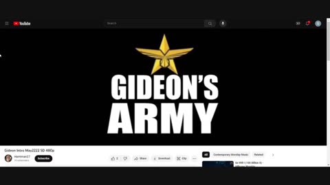 GIDEONS ARMY MONDAY 9AM EST WITH JIMBO 9PMMONDAY NIGHT WITH 107 !!!!
