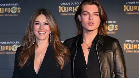 Elizabeth Hurley admits she felt ‘safe’ stripping for sex scenes directed by her son