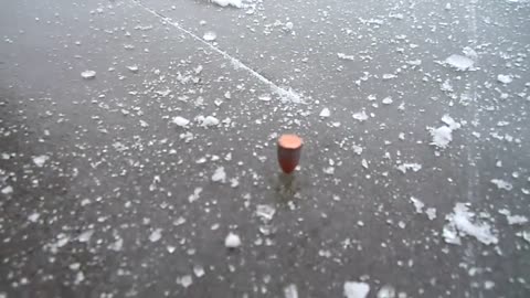 9mm Lead Spins Like a Top on Ice