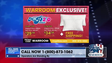 Get WarRoom Posse Exclusive Deals With Promo Code WARROOM At mypillow.com/warroom