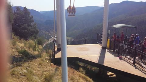 Glenwood Springs, Colorado - cliffhanger swing