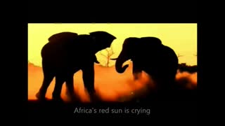 Africa's red sun