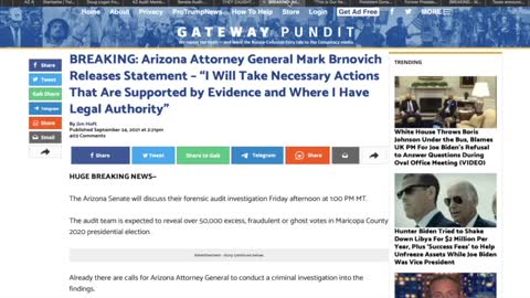 🎥 Arizona-Audit: Bericht deckt massiven Wahlbetrug auf