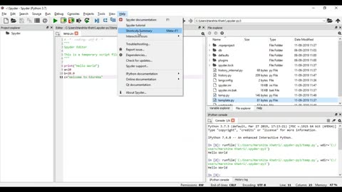 Python Spyder IDE How To Install And use Python Spyder IDE