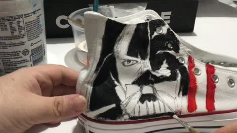 Darth Vader-Al's Custom Shoes