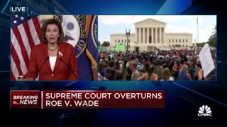 Pelosi Shows Doesn’t Understand Constitution After Court Overturns Roe (VIDEO)